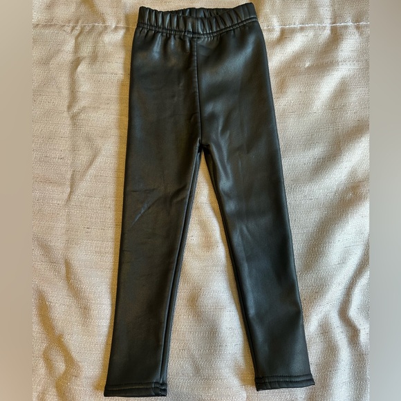 Kids Warm Black Leggings - Picture 1 of 3
